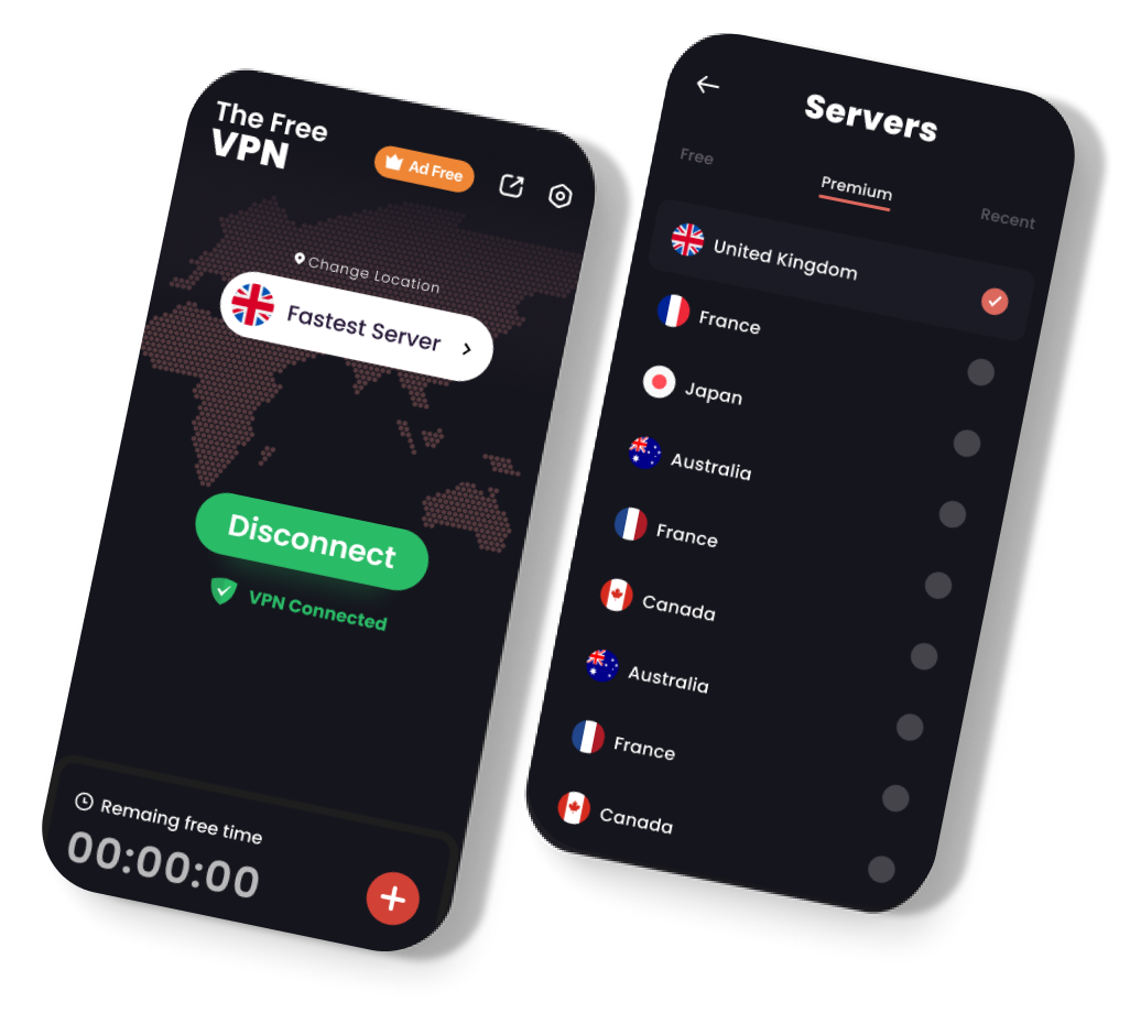 Free VPN Mock up